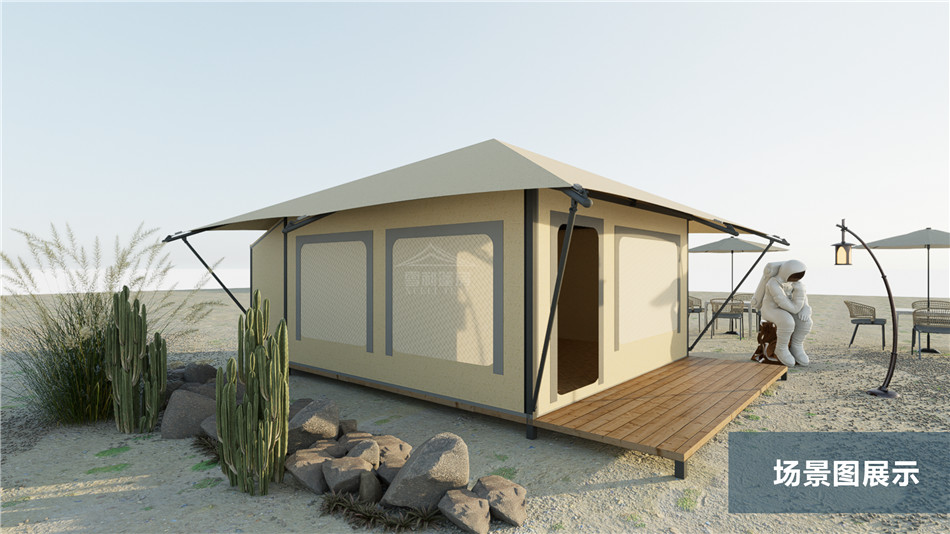 隐于林间的移动行宫｜兴平市露营酒店帐篷重塑荒野栖居美学